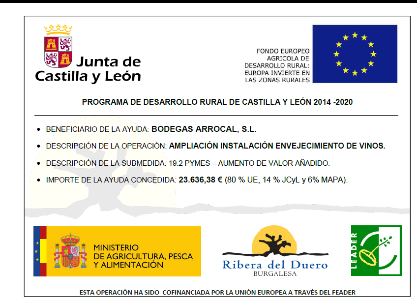 Referencia de vino 2 — Bodegas Arrocal