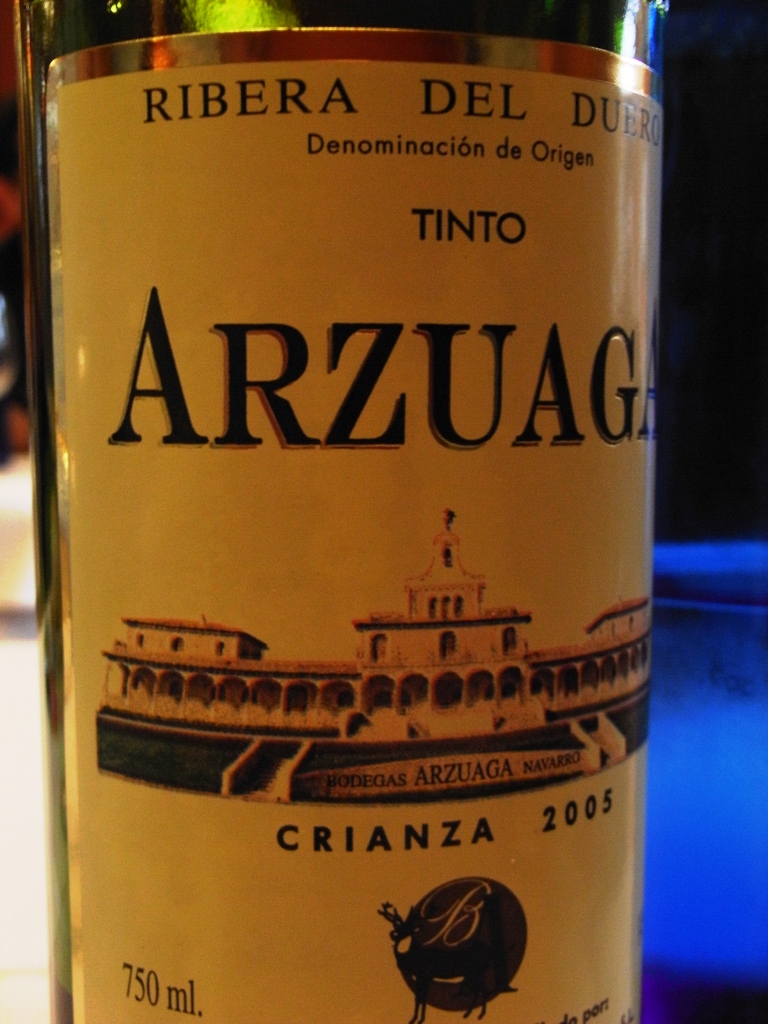 Referencia de vino 1 — Bodegas Arzuaga Navarro