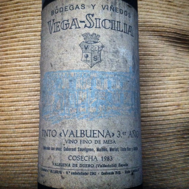 Referencia de vino 1 — Vega Sicilia