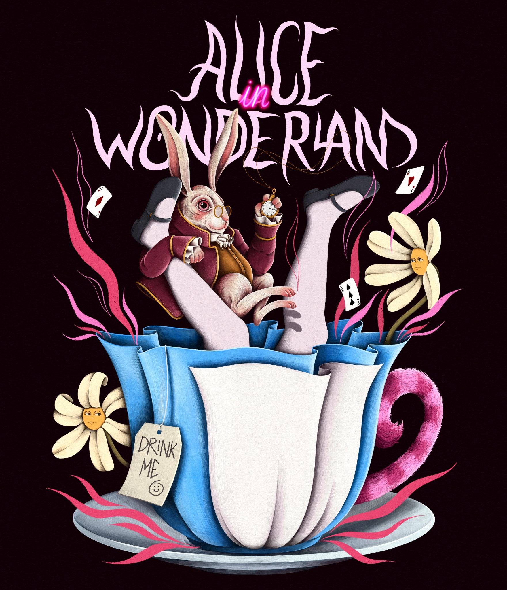 Ilustración de Alicia en el País de las Maravillas
